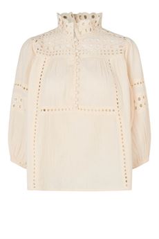 SECOND FEMALE BLUSE, BRUNIE BLOUSE, ECRU